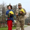 Покладання квітів до дня визволення України від фашистських загарбників