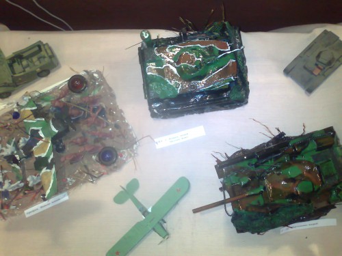 Виставка паперових моделей танків