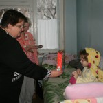 Дети были  рады  подаркам и вниманию