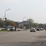 На Дніпровській з’явилися нові прапори