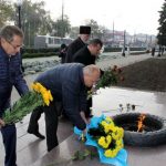 Павлоградці відзначили 73-ю річницю визволення України від фашистських загарбників.