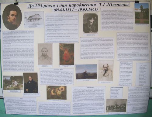 205 річчя з дня народження Т.Г.Шевченка