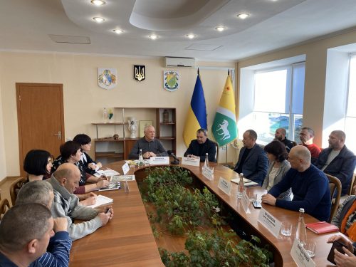 Відбулась нарада з питання  будівництва каналізаційного колектору