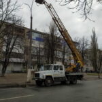 У місті продовжуються роботи з модернізації мереж зовнішнього освітлення