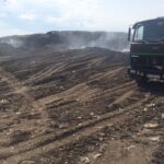 Ліквідовано пожежу на сміттєзвалищі