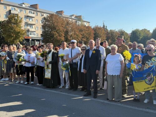 Відбувся ритуал шани з нагоди Дня пам’яті захисників України, які загинули в боротьбі за незалежність, суверенітет і територіальну цілісність України